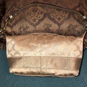 💖SWEET SMALL GOLDEN COACH BAG-PERFECT-EUC